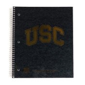 USC Trojans Black Arch 2-Subject Notebook